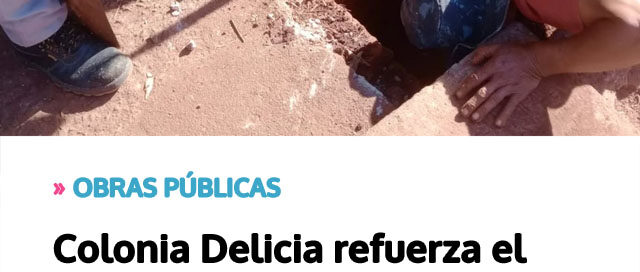 Colonia Delicia refuerza el servicio de agua potable con trabajos de reparación y mantenimiento