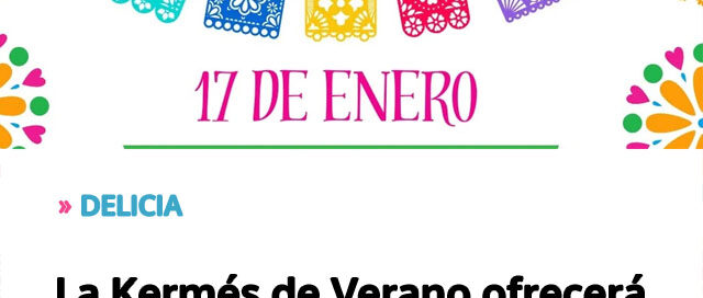 La Kermés de Verano ofrecerá juegos y actividades para los más chicos en la plaza central