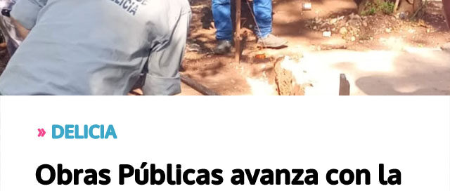 Obras Públicas avanza con la construcción de un baño para mejorar la calidad de vida de una vecina