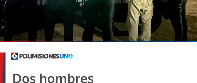 Dos hombres protagonizaron disturbios en la vía pública y fueron detenidos por la policía